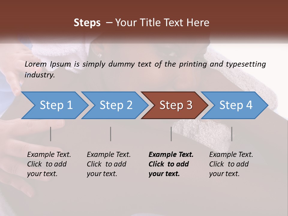 Woman Girl Africanamerican PowerPoint Template