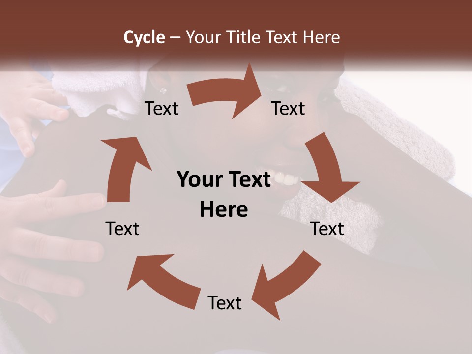 Woman Girl Africanamerican PowerPoint Template