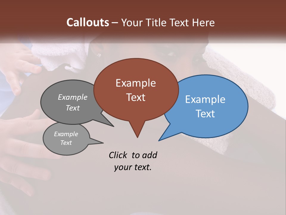 Woman Girl Africanamerican PowerPoint Template