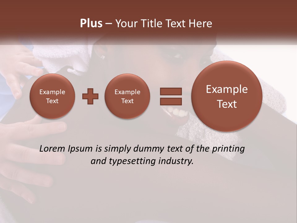 Woman Girl Africanamerican PowerPoint Template