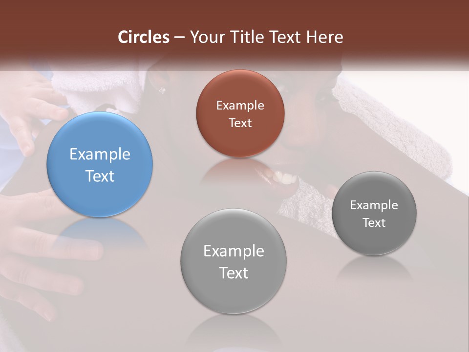 Woman Girl Africanamerican PowerPoint Template