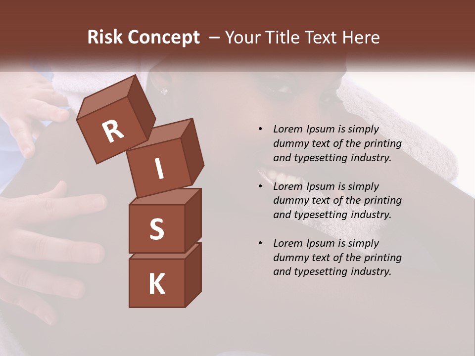 Woman Girl Africanamerican PowerPoint Template