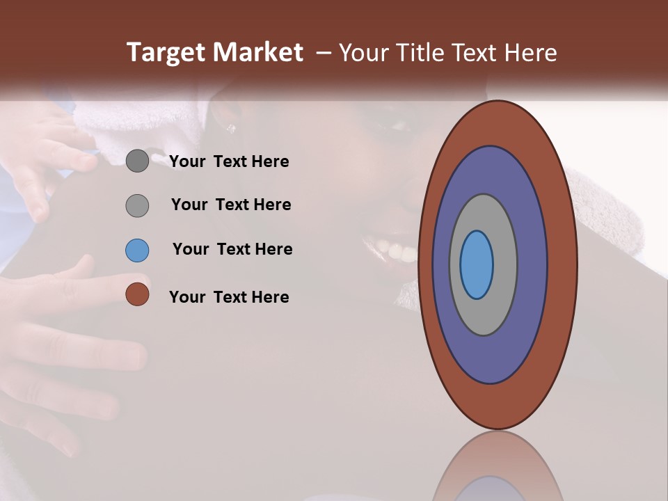 Woman Girl Africanamerican PowerPoint Template