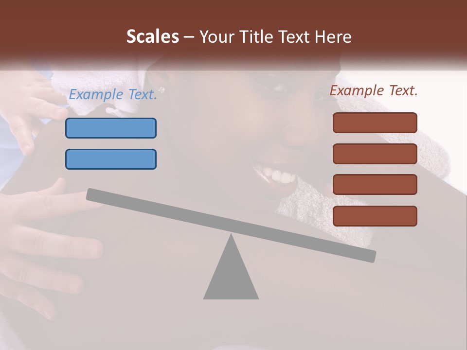 Woman Girl Africanamerican PowerPoint Template