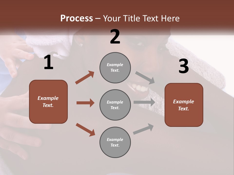 Woman Girl Africanamerican PowerPoint Template