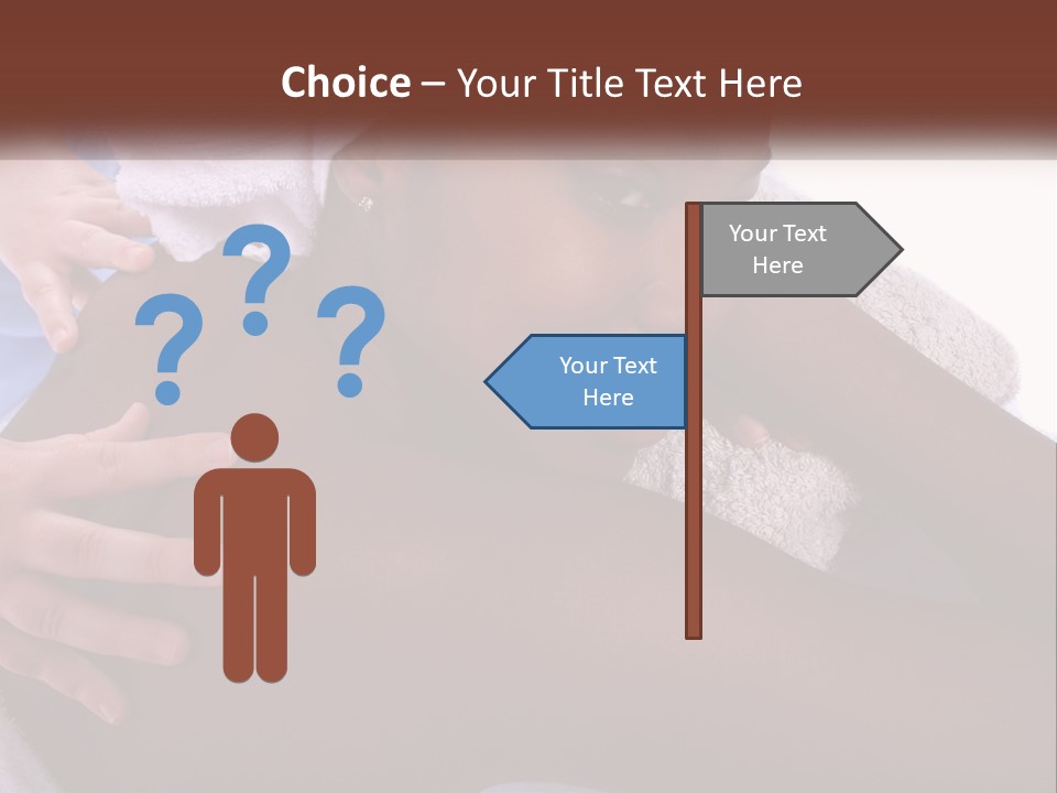 Woman Girl Africanamerican PowerPoint Template