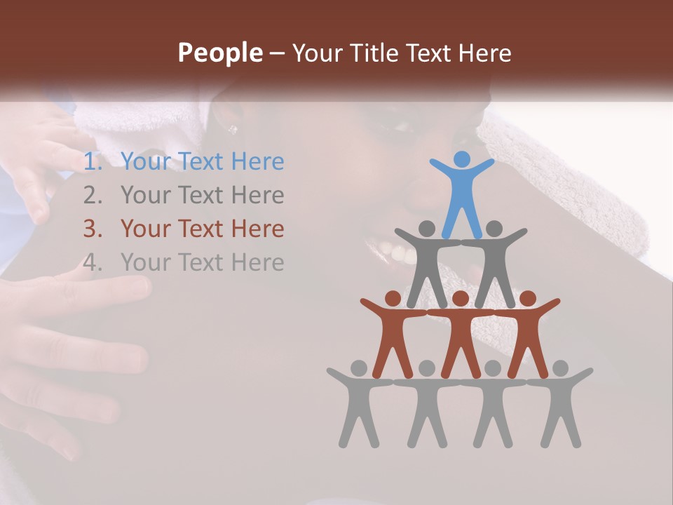 Woman Girl Africanamerican PowerPoint Template