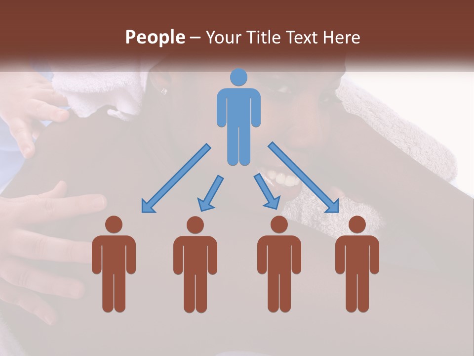 Woman Girl Africanamerican PowerPoint Template