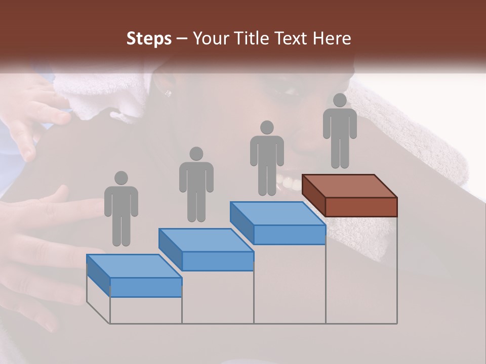 Woman Girl Africanamerican PowerPoint Template