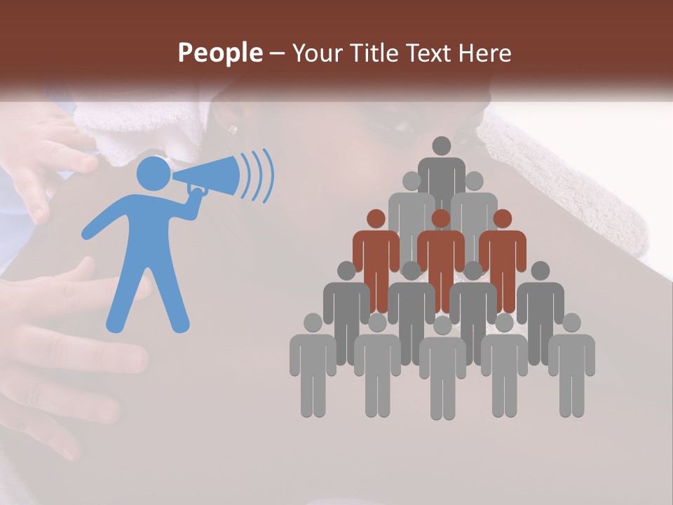 Woman Girl Africanamerican PowerPoint Template