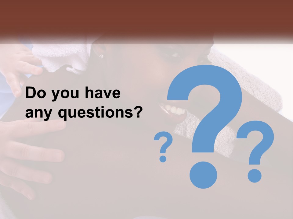 Woman Girl Africanamerican PowerPoint Template