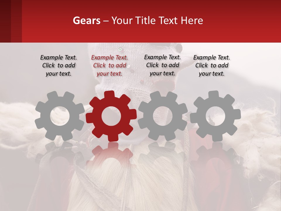 Dress Costume Cusco PowerPoint Template