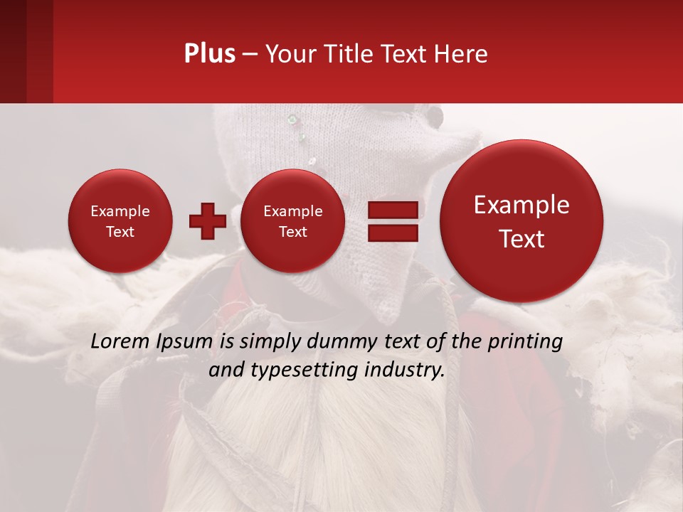 Dress Costume Cusco PowerPoint Template