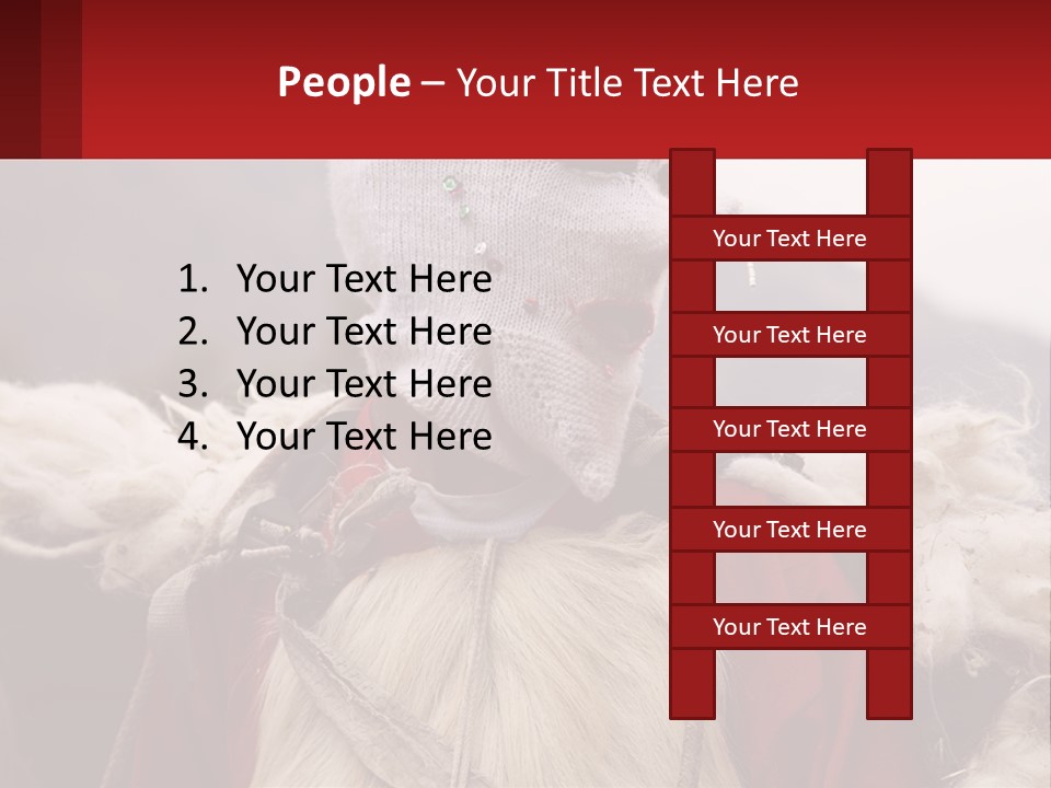 Dress Costume Cusco PowerPoint Template