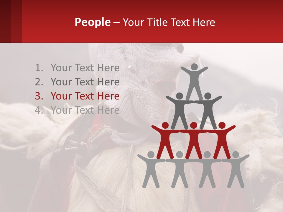 Dress Costume Cusco PowerPoint Template