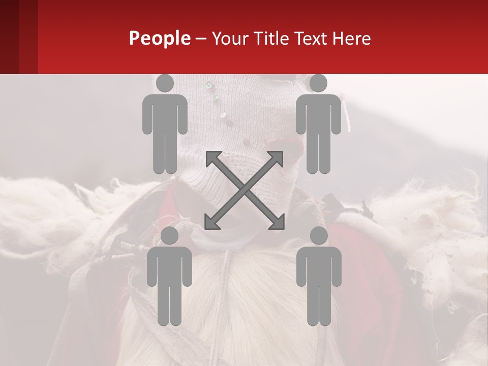 Dress Costume Cusco PowerPoint Template