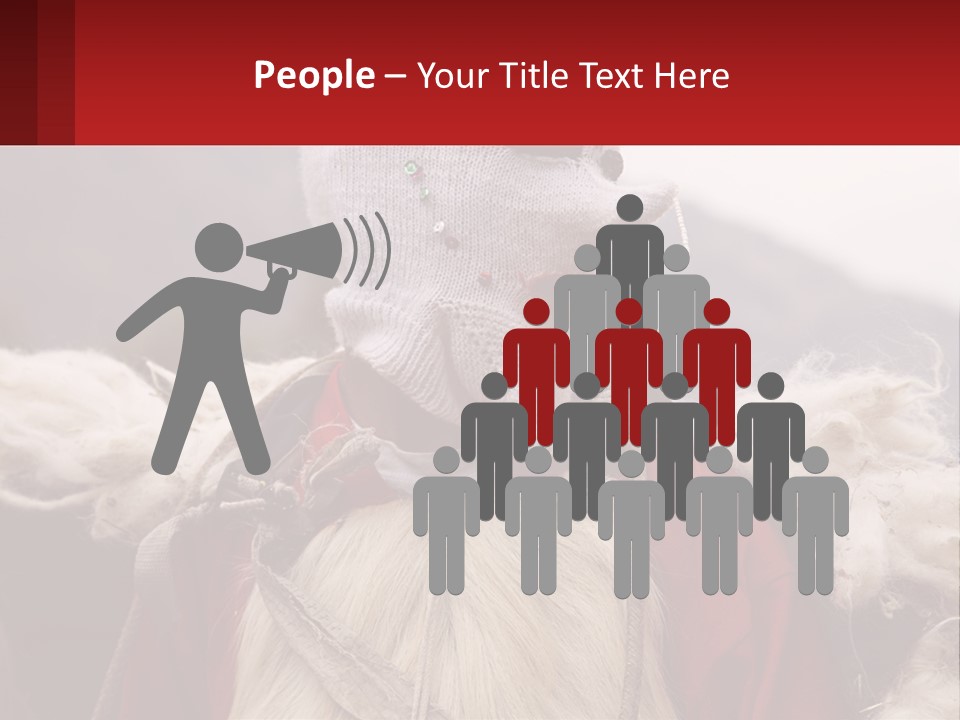 Dress Costume Cusco PowerPoint Template