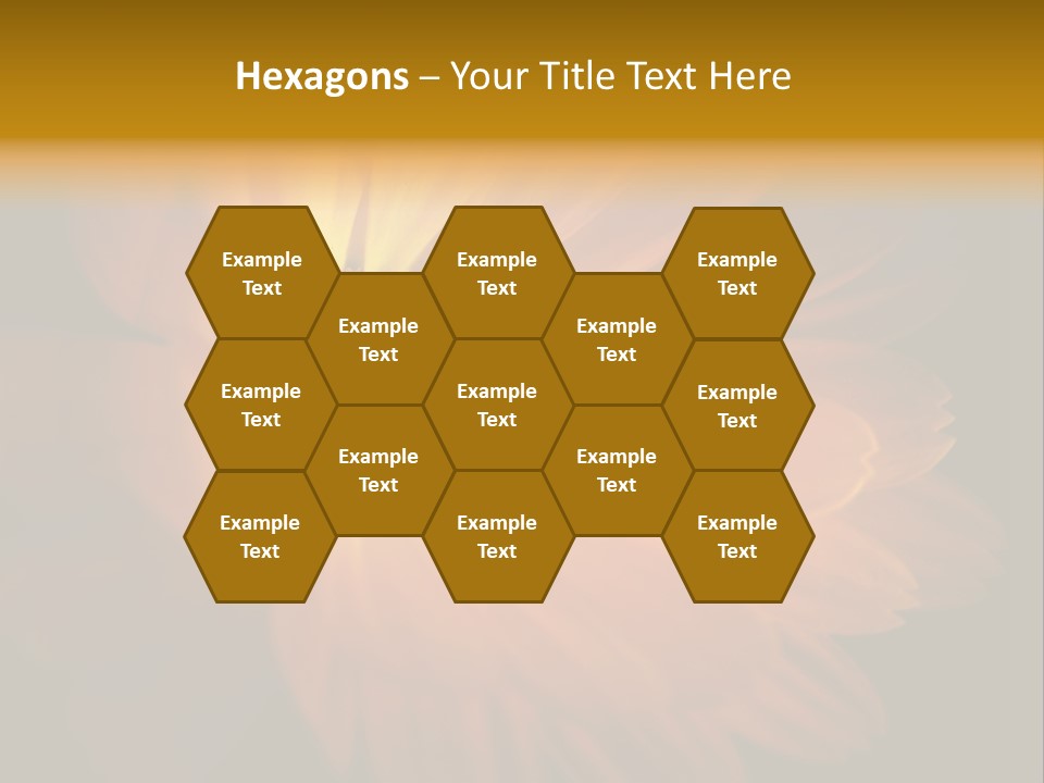 Isolated Idyllic Garden PowerPoint Template