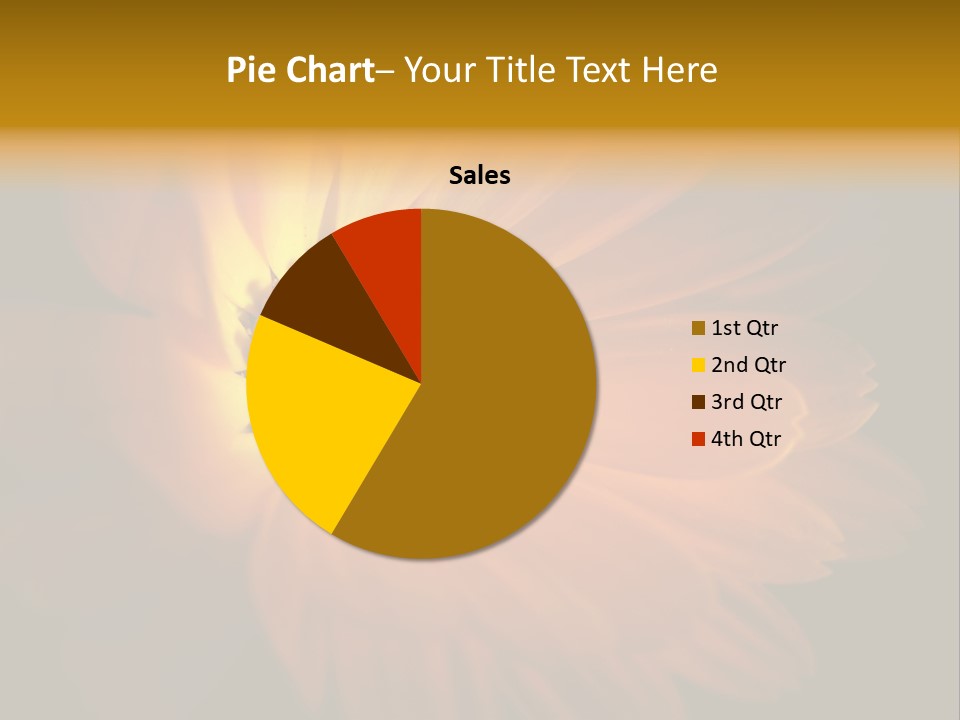 Isolated Idyllic Garden PowerPoint Template