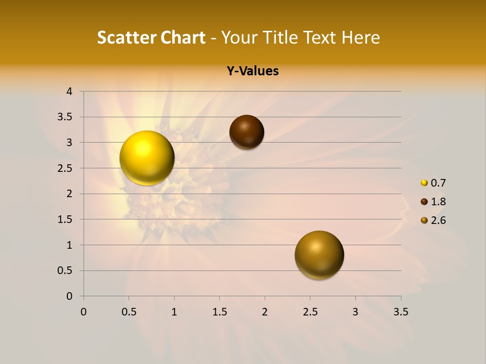 Isolated Idyllic Garden PowerPoint Template
