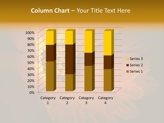 Isolated Idyllic Garden PowerPoint Template