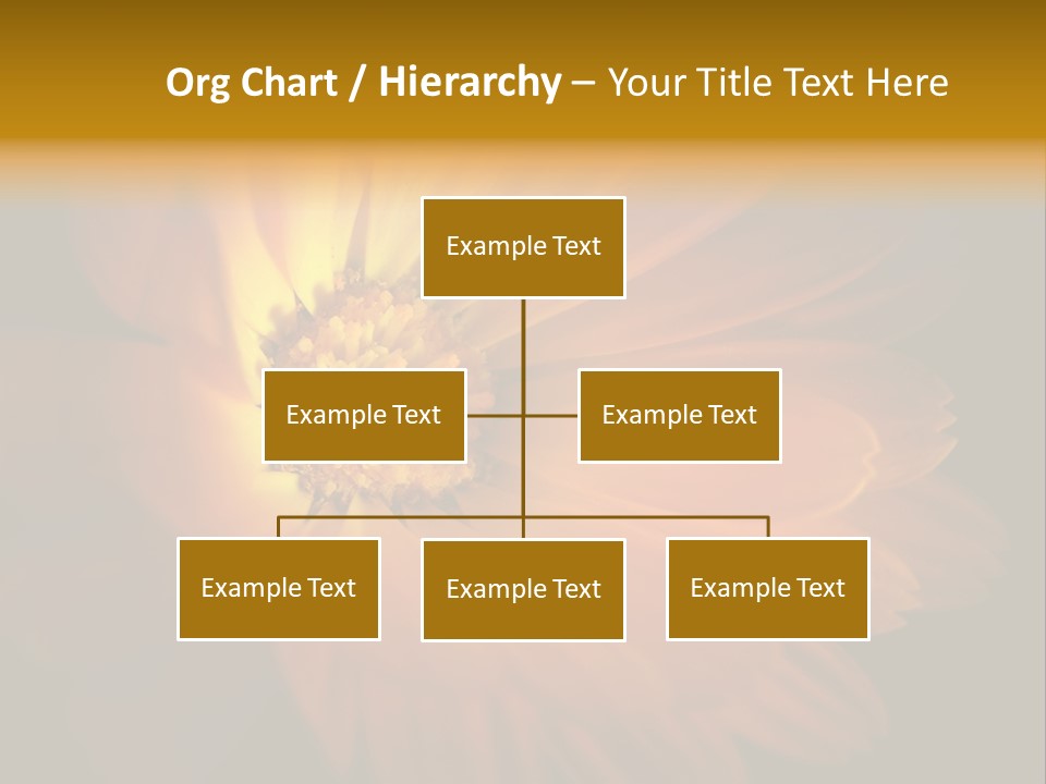 Isolated Idyllic Garden PowerPoint Template