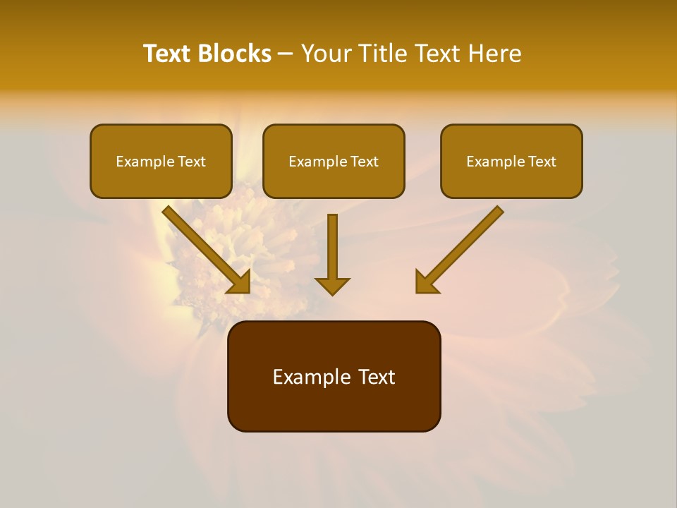 Isolated Idyllic Garden PowerPoint Template
