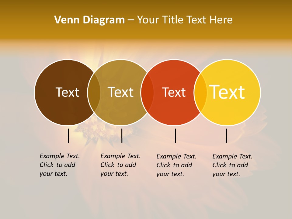 Isolated Idyllic Garden PowerPoint Template