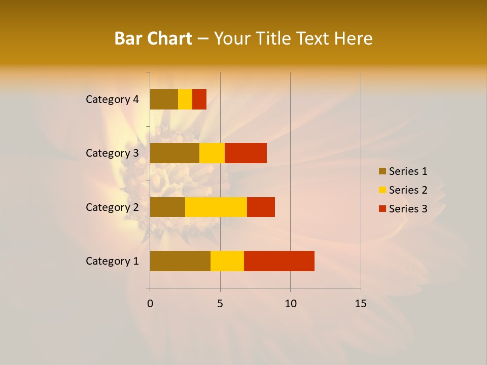 Isolated Idyllic Garden PowerPoint Template