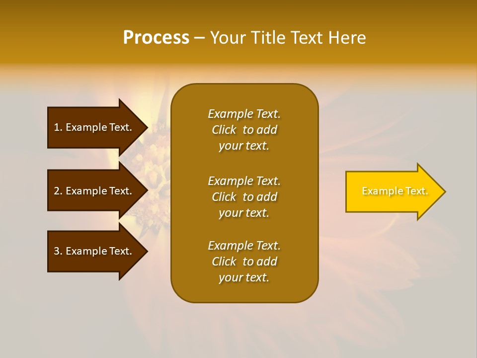 Isolated Idyllic Garden PowerPoint Template