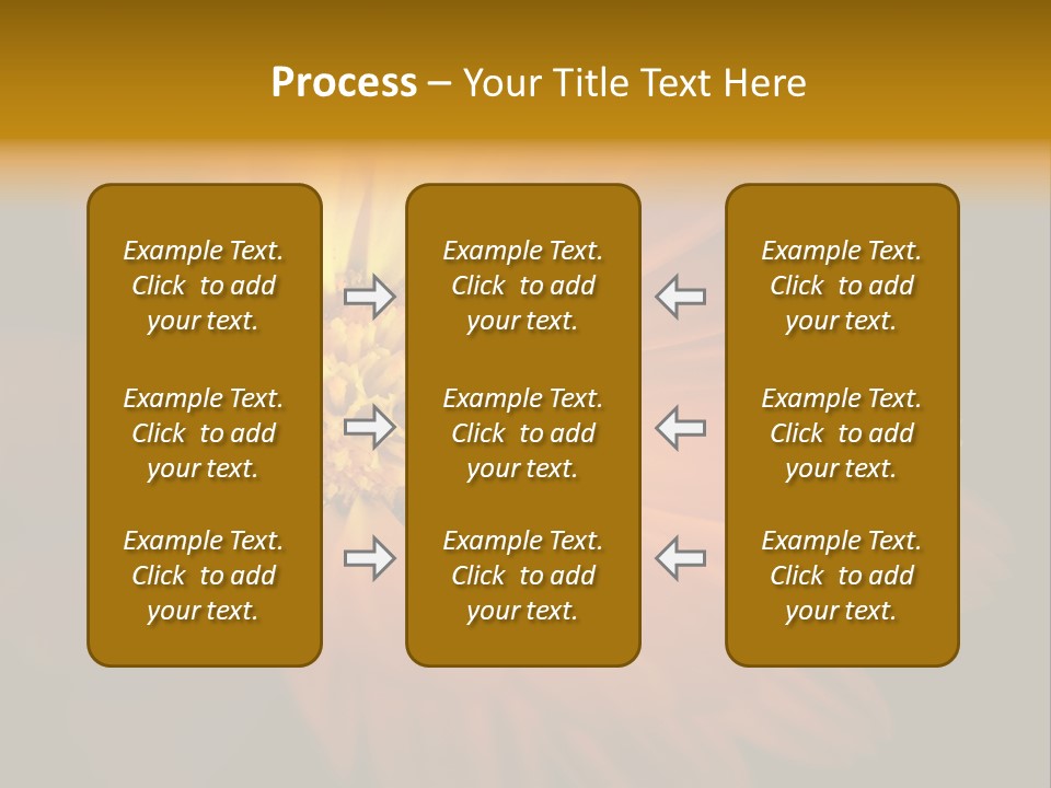 Isolated Idyllic Garden PowerPoint Template