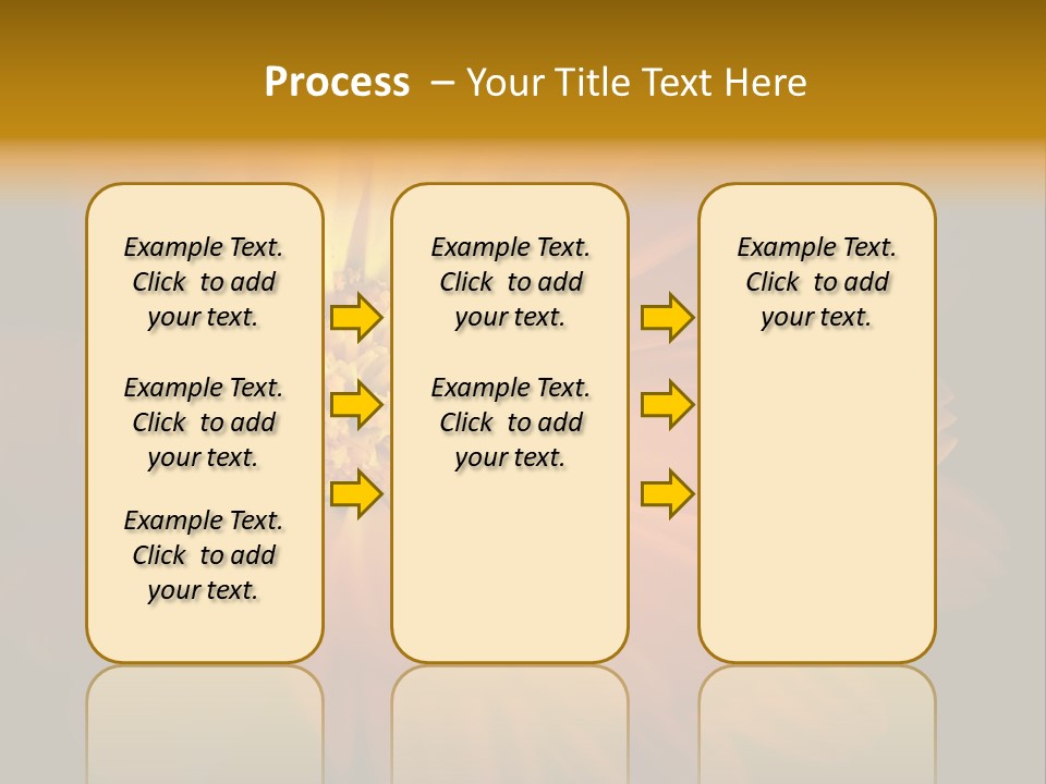 Isolated Idyllic Garden PowerPoint Template