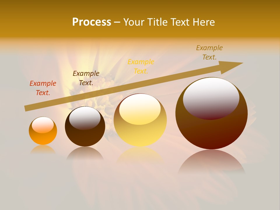 Isolated Idyllic Garden PowerPoint Template