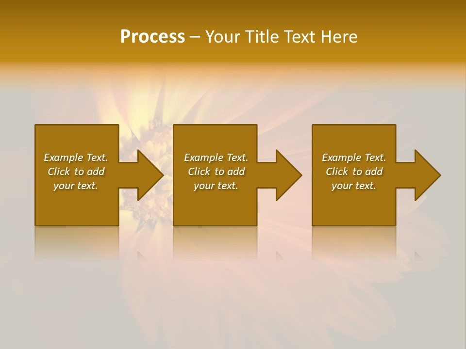 Isolated Idyllic Garden PowerPoint Template