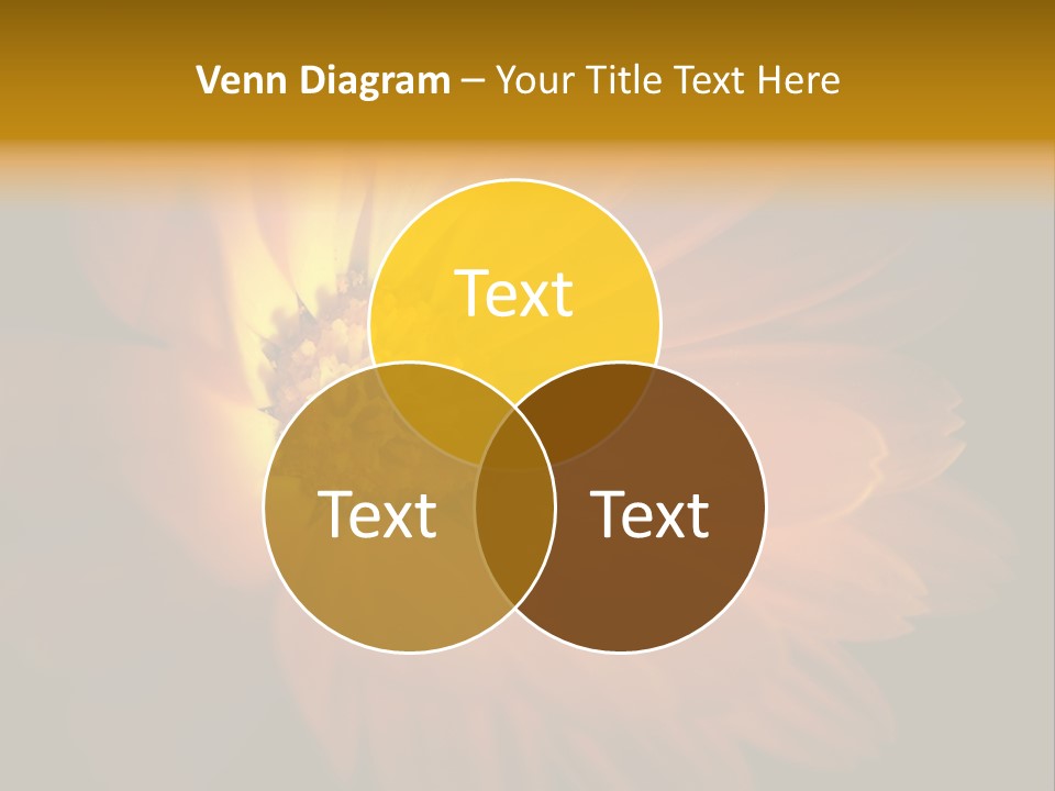 Isolated Idyllic Garden PowerPoint Template