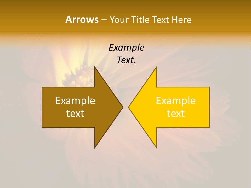 Isolated Idyllic Garden PowerPoint Template