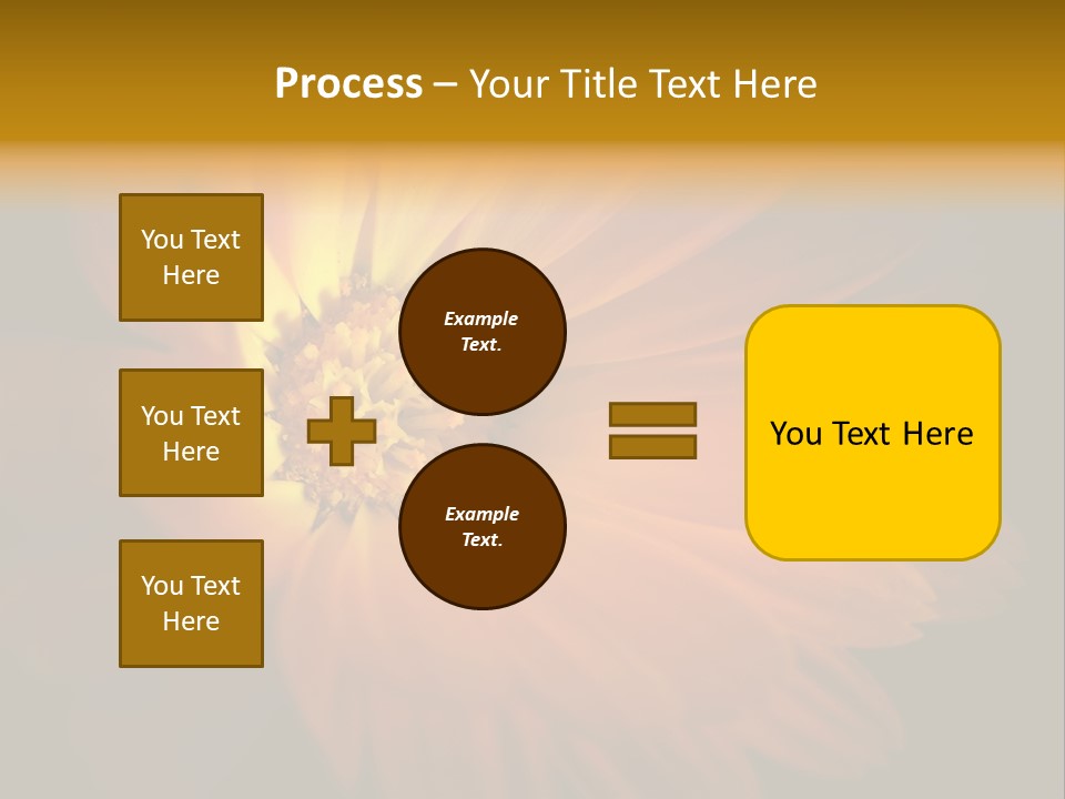 Isolated Idyllic Garden PowerPoint Template