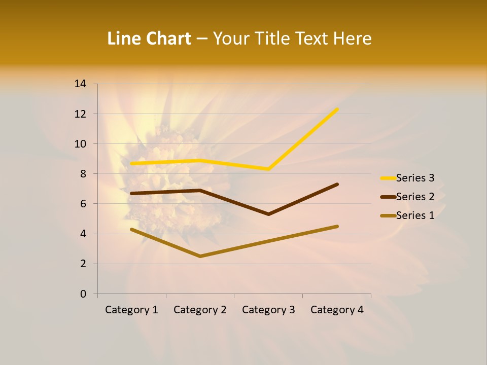 Isolated Idyllic Garden PowerPoint Template