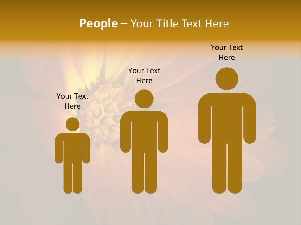 Isolated Idyllic Garden PowerPoint Template