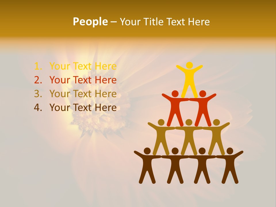 Isolated Idyllic Garden PowerPoint Template