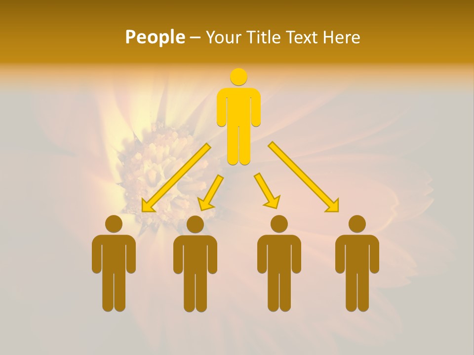 Isolated Idyllic Garden PowerPoint Template