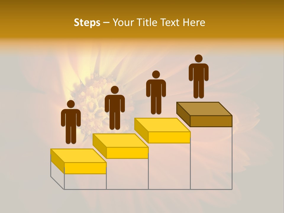 Isolated Idyllic Garden PowerPoint Template