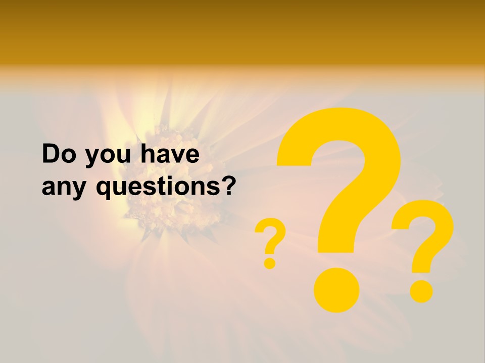 Isolated Idyllic Garden PowerPoint Template