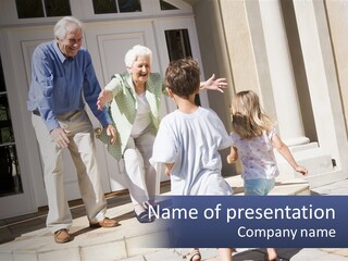 Child Grandchild Welcoming PowerPoint Template