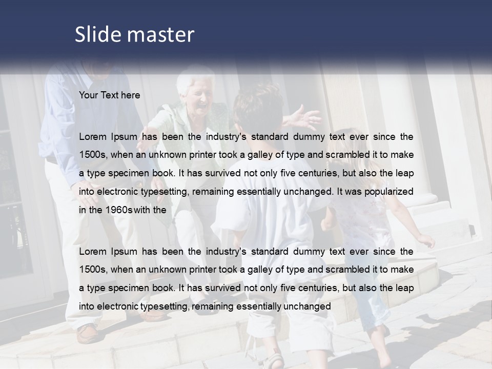 Child Grandchild Welcoming PowerPoint Template