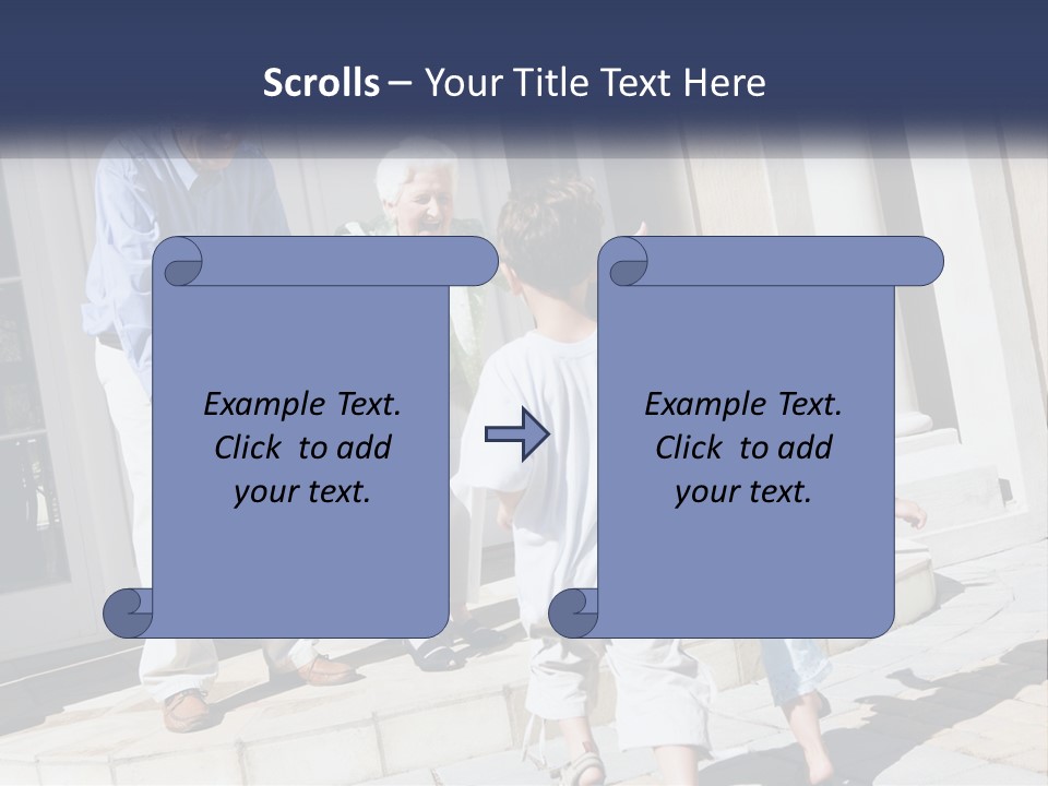 Child Grandchild Welcoming PowerPoint Template