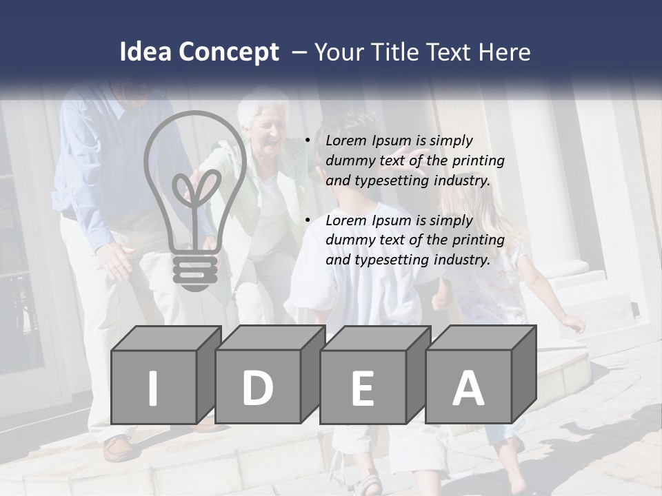 Child Grandchild Welcoming PowerPoint Template