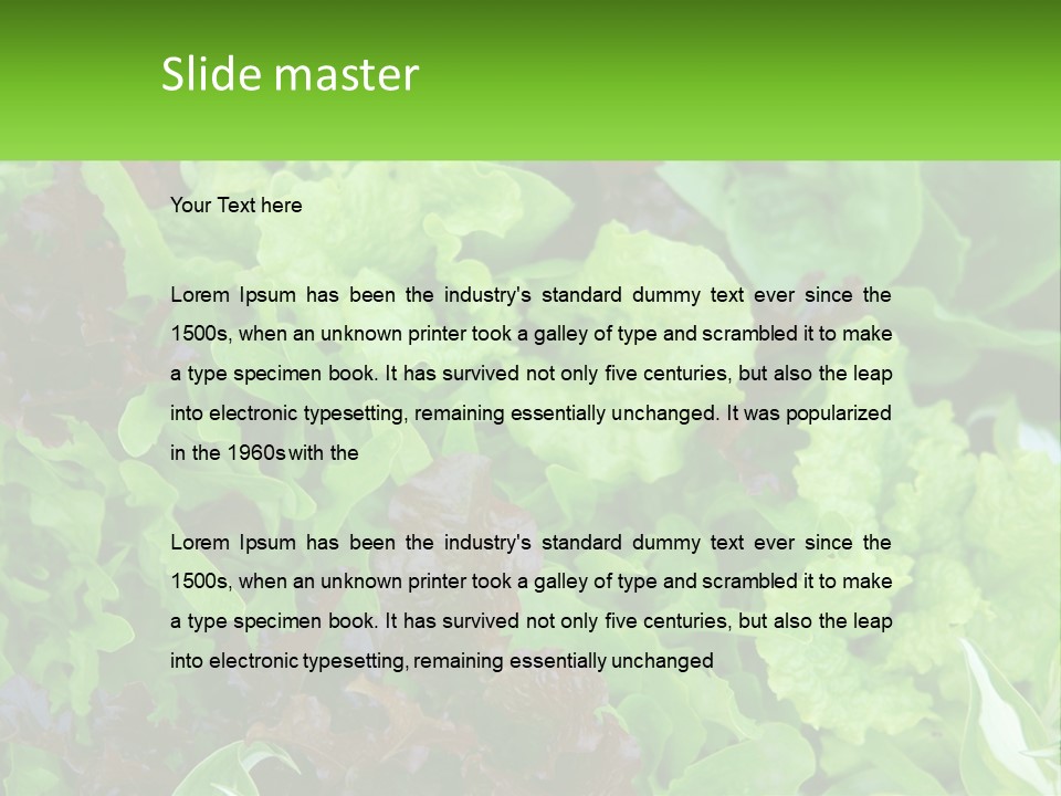 Outdoors Ruby Dinner PowerPoint Template