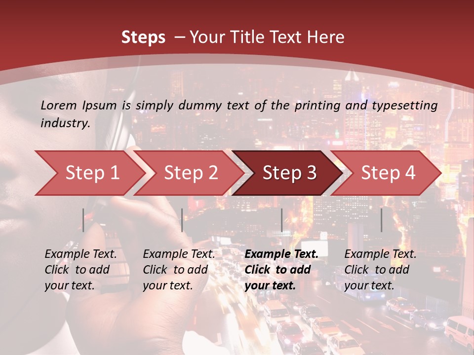 Building Earphones Music PowerPoint Template