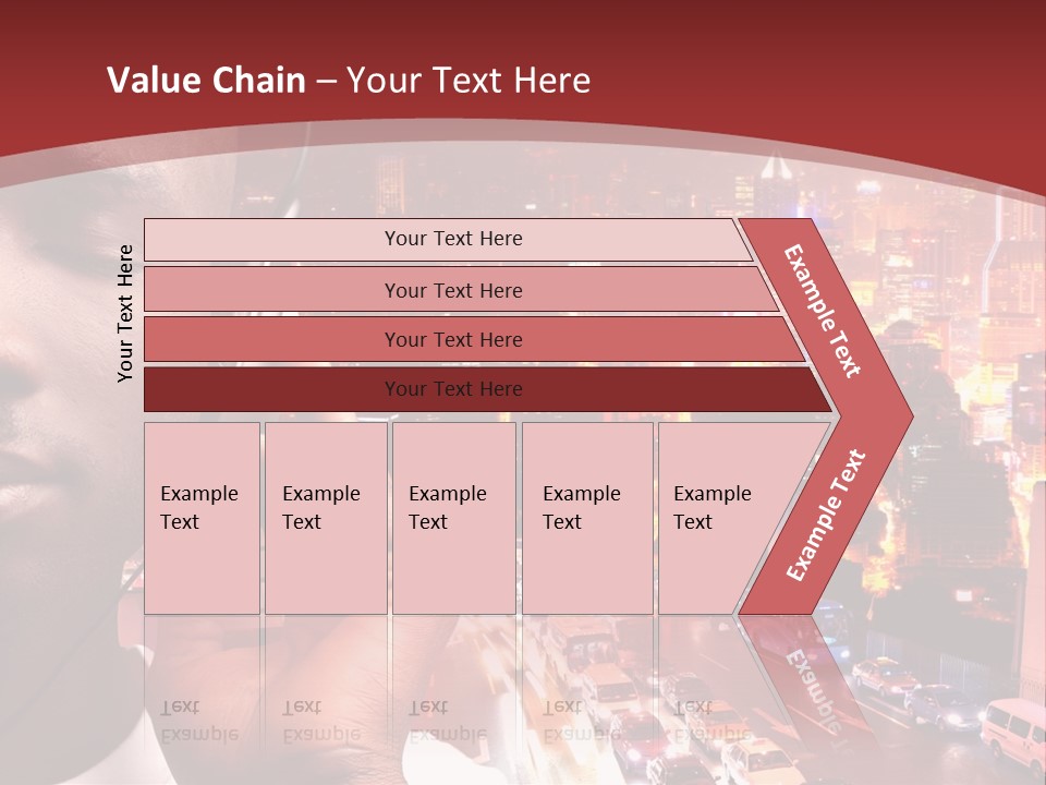 Building Earphones Music PowerPoint Template